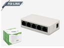 Switch Ethernet 5 Ports 10/100 Mbps PIX-LINK