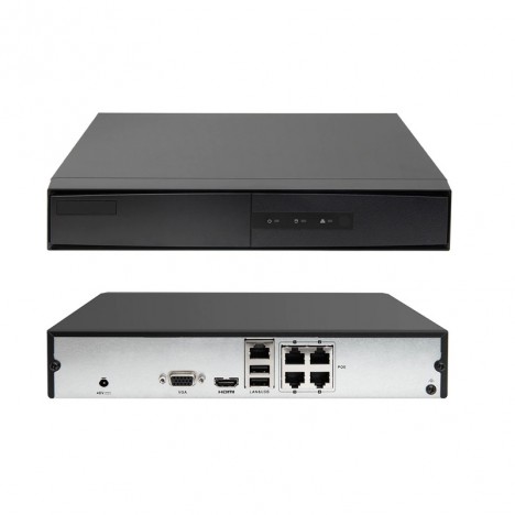 NVR HIKVISION 4 CH  POE UP TO 4MP